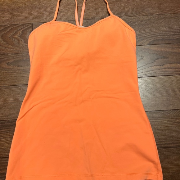 LULULEMON SPAGHETTI STRAP TANK TOP SZ 8 MELON - Picture 3 of 5